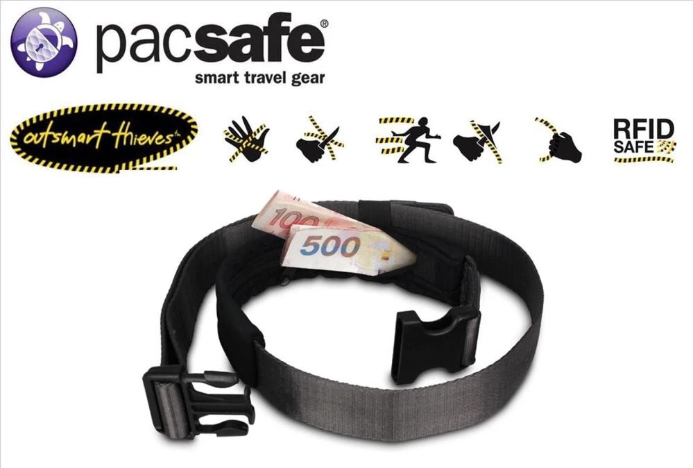 Pacsafe Cashsafe 25 Deluxe Travel Belt Wallet