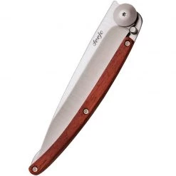 Deejo Wood 37g Knife With Coral Handle Tools / Accessories