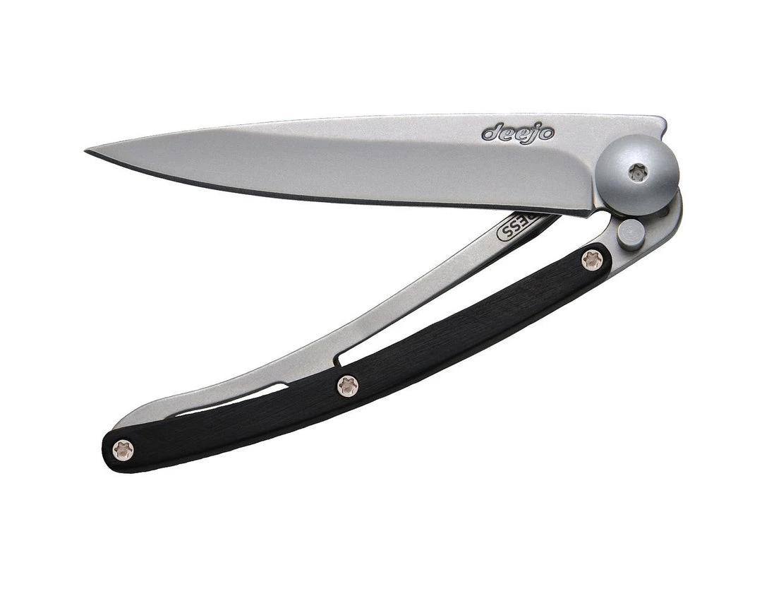 Deejo Wood 27g Knife With Ebony Handle