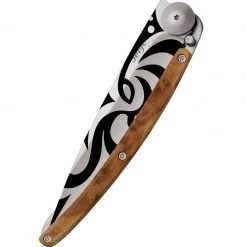 Deejo Tattoo 37g Knife With Juniper Handle, Tribal Tools / Accessories