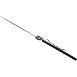 Deejo Tattoo 37g Knife With Ebony Handle, Latino Skull