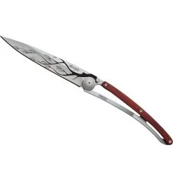 Deejo Tattoo 37g Knife With Coral Handle, Tree
