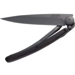 Deejo Black 37g Knife With Ebony Handle