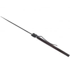 Deejo Black 37g Knife With Ebony Handle, Deer