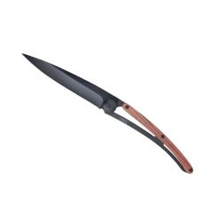 Deejo Black 37g Knife With Coral Handle