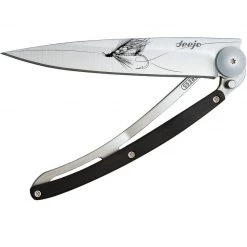 Tools / Accessories Deejo Tattoo 37g Knife With Ebony Handle, Silver Wilkinson