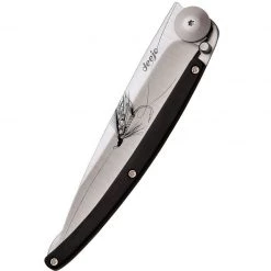 Tools / Accessories Deejo Tattoo 37g Knife With Ebony Handle, Silver Wilkinson