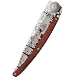 Tools / Accessories Deejo Tattoo 37g Knife With Coral Handle, Hunting Day