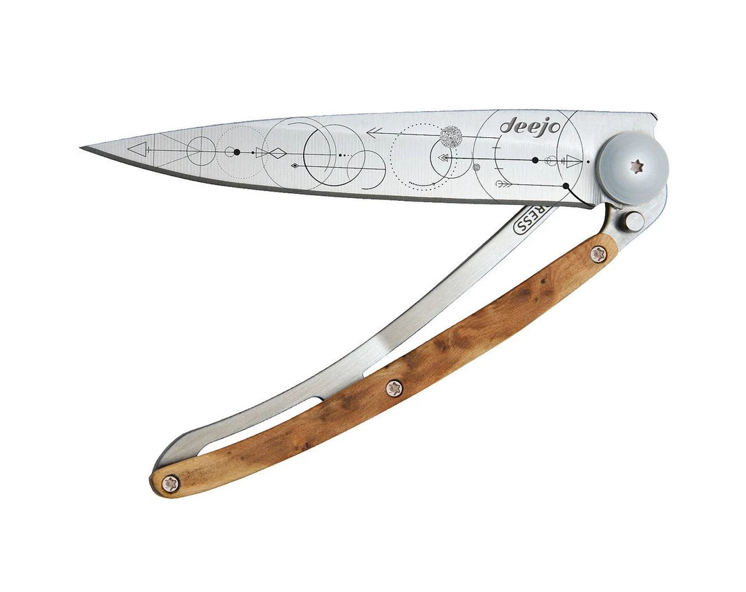 Tools / Accessories Deejo Tattoo 37g Knife With Juniper Handle, Theorem