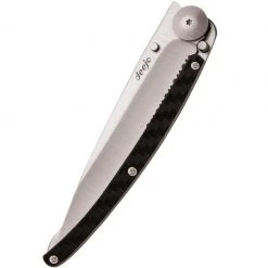 Tools / Accessories Deejo Serrated 37g Knife With Carbon Fibre Handle