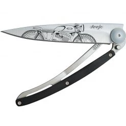 Tools / Accessories Deejo Tattoo 37g Knife With Ebony Handle, Café Racer