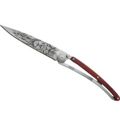 Deejo Tattoo 37g Knife With Coral Handle, Lion Tools / Accessories