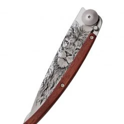 Deejo Tattoo 37g Knife With Coral Handle, Lion Tools / Accessories