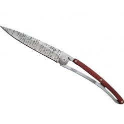 Deejo Tattoo 37g Knife With Coral Handle, Manuscript Tools / Accessories