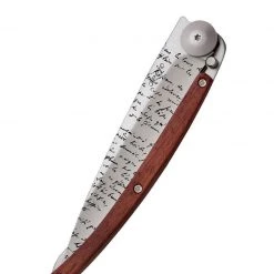 Deejo Tattoo 37g Knife With Coral Handle, Manuscript Tools / Accessories