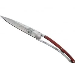 Deejo Tattoo 37g Knife With Coral Handle, Make A Wish