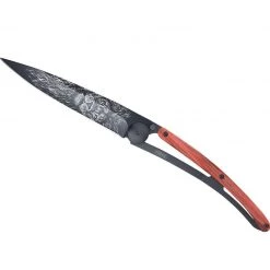 Deejo Black 37g Knife With Red Beech Wood Handle, Lion Tools / Accessories