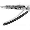 Tools / Accessories Deejo Mirror 37g Knife With Ebony Handle, Dandy Skull