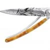 Deejo Mirror 37g Knife With Tortoiseshell Handle, Aviation Tools / Accessories