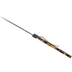 Deejo Black 37g Knife With Tortoiseshell Handle, Tiger