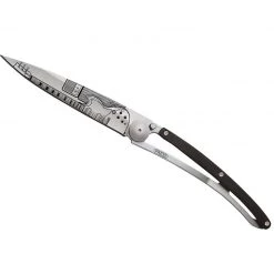 Tools / Accessories Deejo Tattoo 37g Knife With Ebony Handle, Rock'n Roll