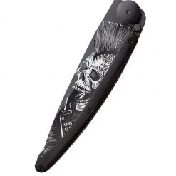 Deejo Black 37g Knife With Ebony Handle, Punk