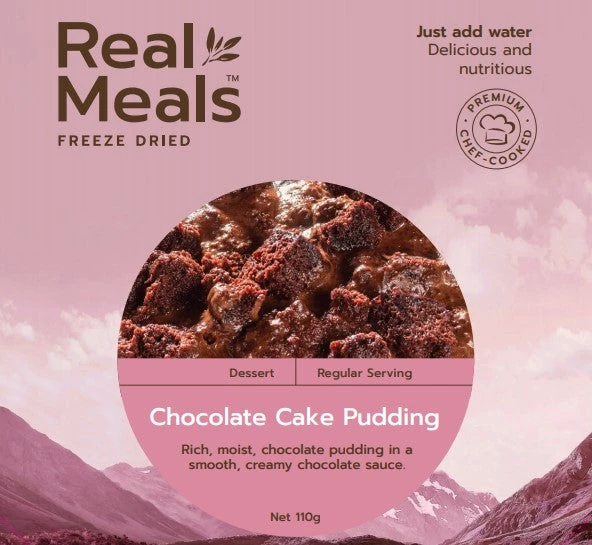 Real Meals Chocolate Cake Pudding Food