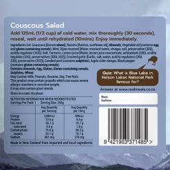 Real Meals Couscous Salad Food