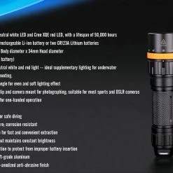 Fenix SD11 1000 Lumen Dive Torch Camp / Tramp