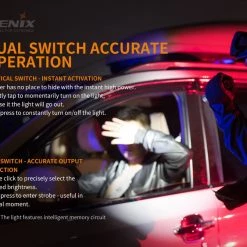 Camp / Tramp Fenix PD36R 1600 Lumen Rechargeable Torch + Torch E01 V2.0