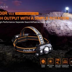 Fenix HP30R V2 Rechargeable Headlamp - 3000 Lumen