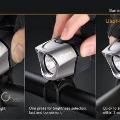 Fenix BTR20 800 Lumen Bike Light Bike Lights