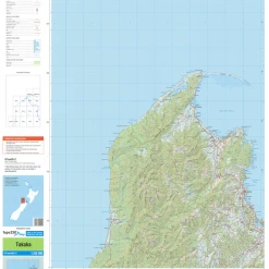 Land Information Nz NZ Topo 250 Map 12 - Takaka Maps