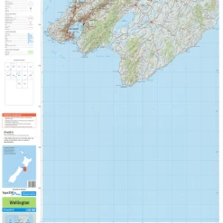 Land Information Nz NZ Topo 250 Map 16 - Wellington Maps