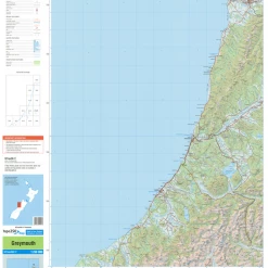 Land Information Nz Maps NZ Topo 250 Map 17 - Greymouth
