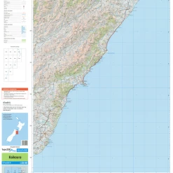 Land Information Nz NZ Topo 250 Map 19 - Kaikoura Maps