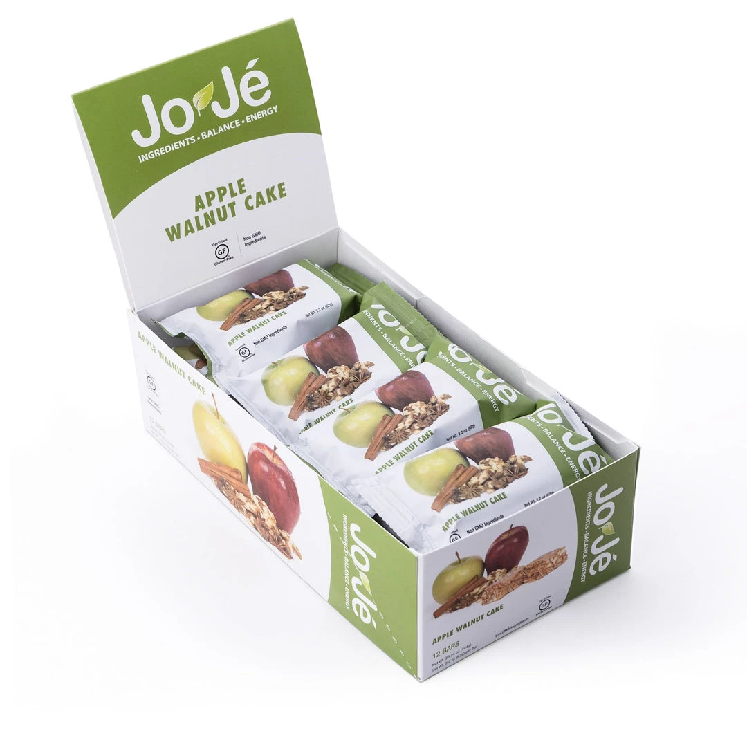 Food JoJé Gluten Free Bars, Apple Walnut Cake