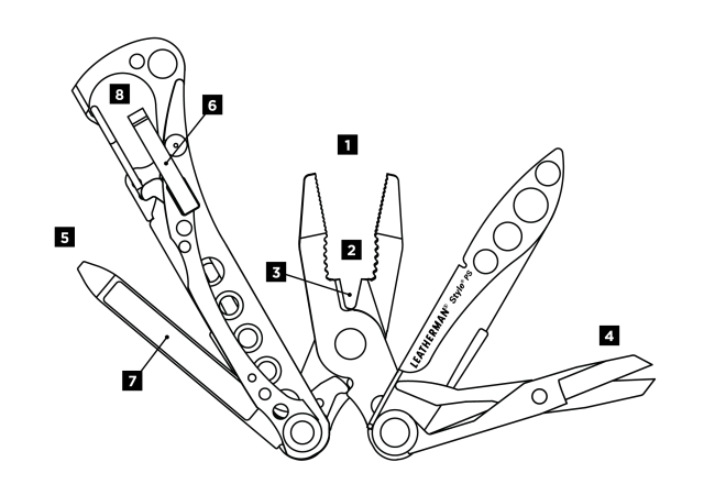 Tools / Accessories Leatherman Style PS Multi-Tool