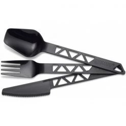 Primus Cutlery Set - Lightweight Triton, Black Utensils