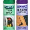 Nikwax Tech Wash 150ml + TX Direct Wash-In 100ml Clothing