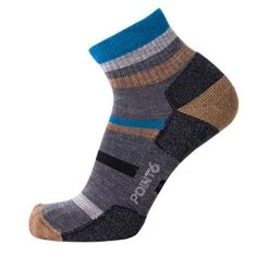 Point6 Merino Hiking Mixed Stripe Light Mini Crew Socks