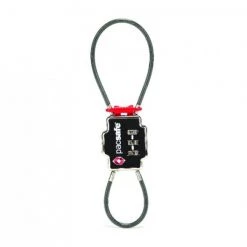 Travel Pacsafe 3-Dial TSA Approved Double Cable Lock