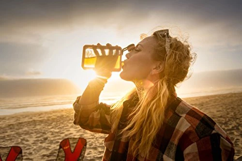 Camp Kitchen GSI Boulder 10 Hip Flask, Graphite 295ml