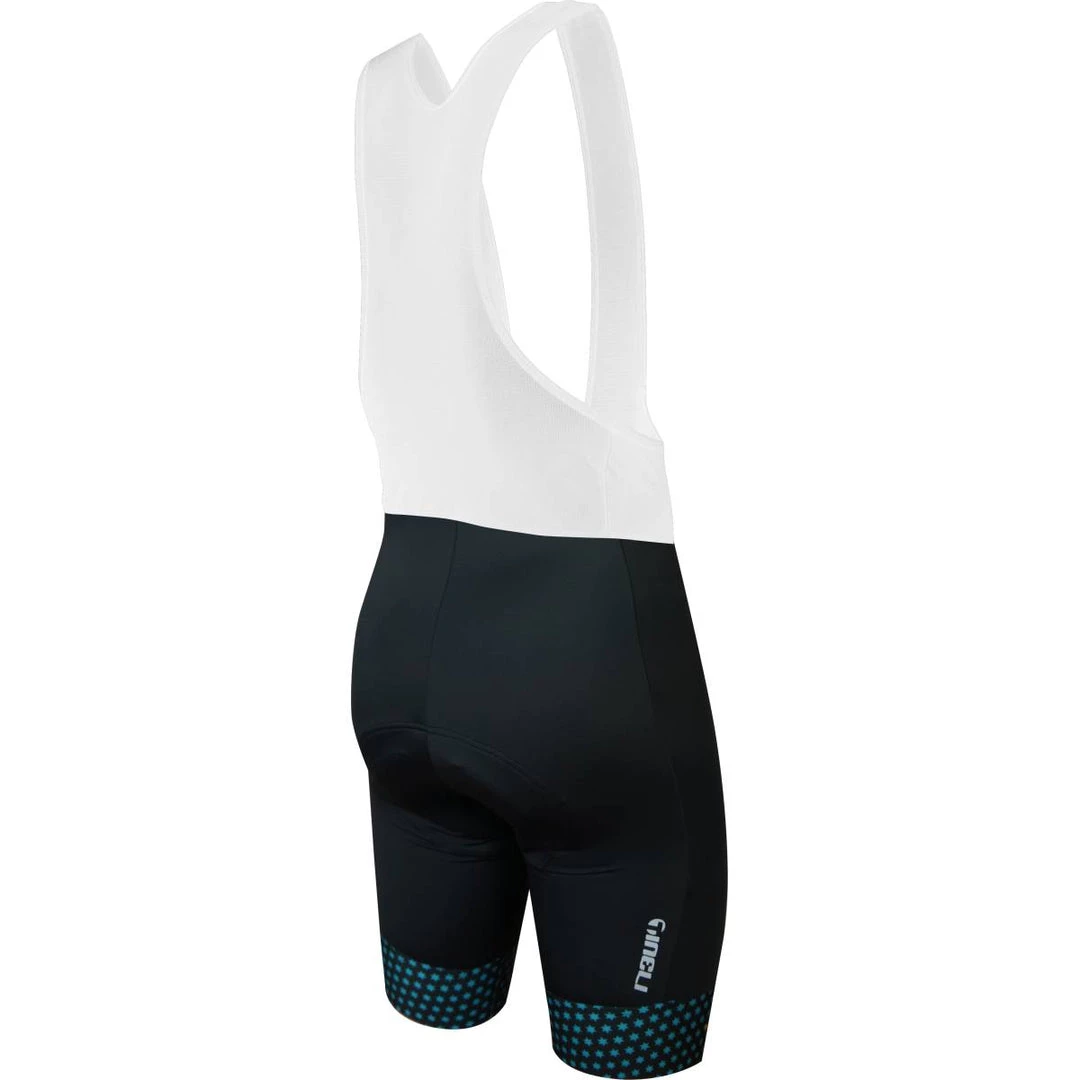 Bike Clothing Tineli Mens Lucky Stars Cycling Bibshorts