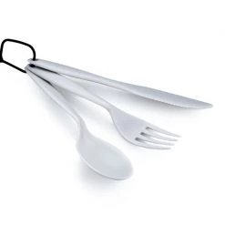 GSI Tekk Cutlery Set, Eggshell Utensils