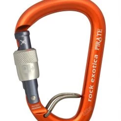 Rock Exotica Pirate Wire Eye Screwgate Carabiner Climb