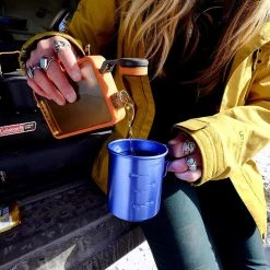 Camp Kitchen GSI Boulder 10 Hip Flask, Graphite 295ml