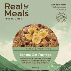Food Real Meals Banana Oat Porridge