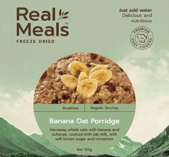 Food Real Meals Banana Oat Porridge