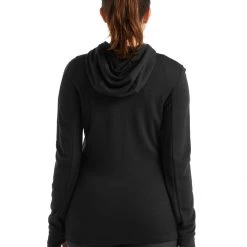 Icebreaker Women's Quantum III LS Zip Hoodie Clothing